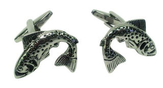 Cuff Links Trout Fishing