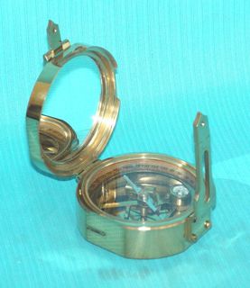 Brass Replica Brunton Compass 76mm