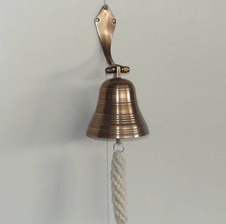 Brass Ship's Bell 4 Inch Antiqued Finish (100mm Diameter)