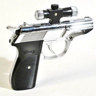 Gas Lighter - Walther Hand Gun with Laser