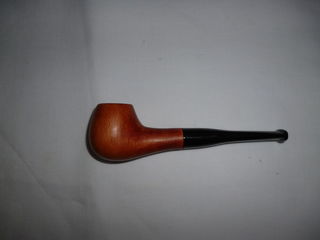 Briar Straight Smooth Pipe (Tapered Mouthpiece)
