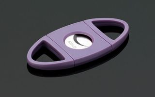 Siglo Twin Blade Cigar Cutter - Acrylic - Purple