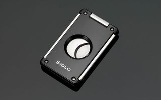 Siglo Cigar Cutter - Switch Blade Cutter - Shiny Black