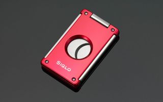 Siglo Cigar Cutter - Switch Blade Cutter - Metallic Red