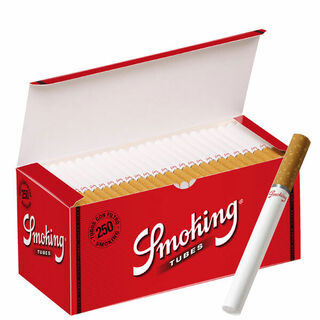 Cigarette Tubes Smoking Kingsize Carton of 250 Tubes