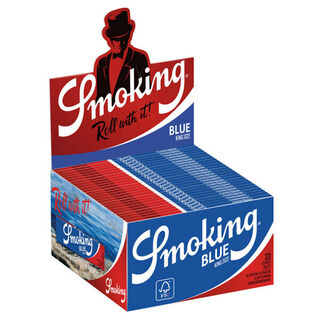 Smoking Kingsize (Blue) Cigarette Papers Carton