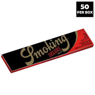 Smoking Kingsize Deluxe (Black) Cigarette Papers