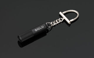 Siglo Cigar Cutter - Keychain Punch Cutter - Black