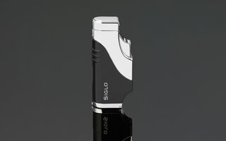 Siglo Triple Flame Lighter - Black