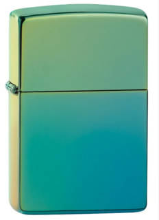 Zippo Lighter High Polish - Teal