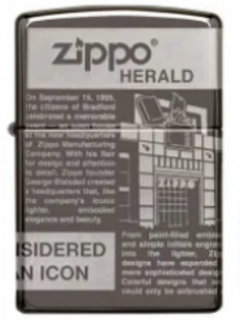 Zippo Lighter - Newsprint Design