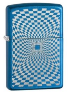 Zippo Lighter - Cerulean - Chess