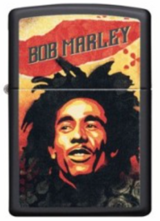 Zippo Lighter - Bob Marley - Black Matte