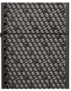 Zippo Lighter - Honeycomb - Armour - Black Ice