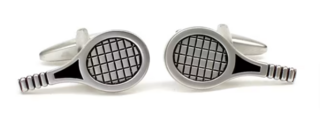 Cuff Links - Tennis Racquet