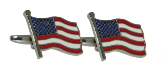 Cuff Links - USA Flag