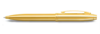 Sheaffer 100 PVD Gold with PVD Gold Trims Ballpoint Pen