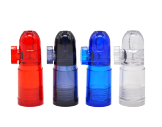 Snuff Dispenser - All Acrylic - Coloured *** New Product ***