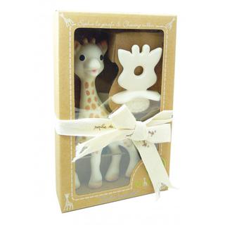 Sophie The Giraffe toy and Natural Teether Gift Pack