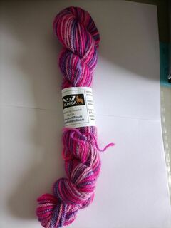 Hand dyed 100% 8 Ply or 4 Ply NZ Alpaca Yarn Multicoloured
