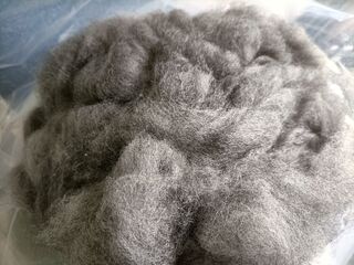 Dark Grey Carded Alpaca by Yosemite