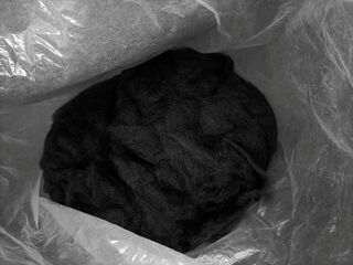 Black Alpaca fibre (Sindy)