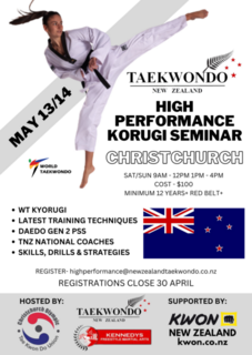 TNZ High Performance Kyorugi Seminar 2023