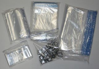 RESEALABLE PLASTIC BAGS 200mm x 255mm x 50um 