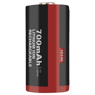16340  CR123A 3.7V LiIon Rechargeable Battery 700mAh