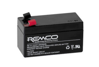 12V 1.3ah SLA, VRLA, AGM sealed Battery REMCO
