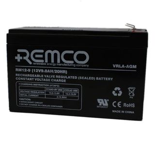 12V 9ah SLA, VRLA, AGM sealed Battery REMCO