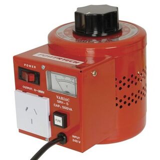 Power Supply VARIAC -Controllable, Lab style Auto-transformer -500VA