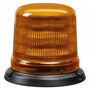 Narva Eurotech L.E.D Strobe/Rotator Light (Amber) 6 Selectable Flash Patterns, Flange Base CLASS 1