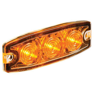 Low Profile LED Warning Light with 23 flash patterns AMBER