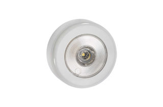 10-30V L.E.D Courtesy Lamp with Off/On Switch White Face Plate and Mounting Spacer 75mm