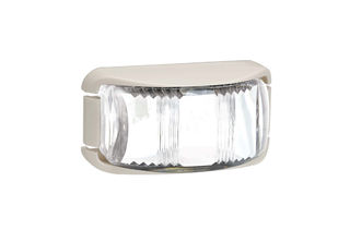 9-33 VOLT MODEL 16 WHITE LED FRONT END OUTLINE MARKER LAMP -WHITE