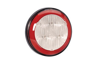 9-33 VOLT MODEL 43 LED REAR STOP LAMP RED WITH RED LED TAIL RING