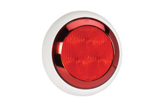 9-33 VOLT MODEL 43 LED REAR STOP-TAIL LAMP RED -WHITE BASE