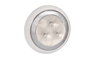 9-33 VOLT MODEL 43 LED REVERSE LAMP WHITE -WHITE BASE