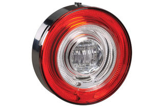 9-33V LED MODEL 57 REAR STOP LAMP -RED WITH RED TAIL RING