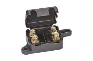 TWIN IN-LINE ANG ANS FUSE HOLDER WITH COVER
