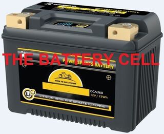 Lithium Powersports 12V 360CCA battery PLFP20L