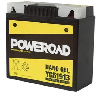 51913 Poweroad YG51913 12v Motorcycle Battery