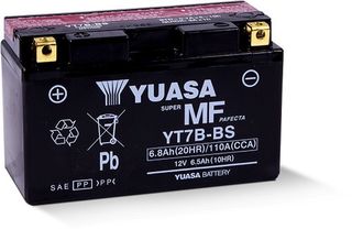 YT7B-BS 12v YUASA Maintenance Free Motorcycle Battery