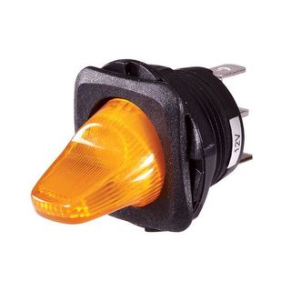 Duckbill Off/On Toggle Switch with Amber LED