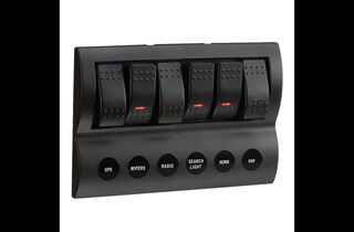 6-Way LED Switch Panel with Fuse Protection
