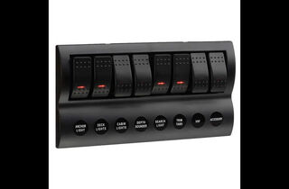8-Way LED Switch Panel with Fuse Protection
