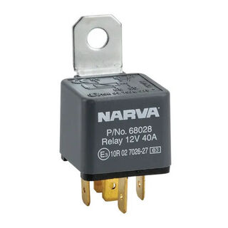 12V 40A NORMALLY OPEN 5 PIN RELAY WITH RESISTOR