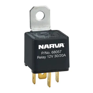 12V 30A-20A CHANGE-OVER 5 PIN RELAY - REVERSE PIN WITH RESISTOR