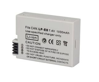 LP-E8 NB-E8 CAMERA BATTERY CANON 7.4V 1800MAH